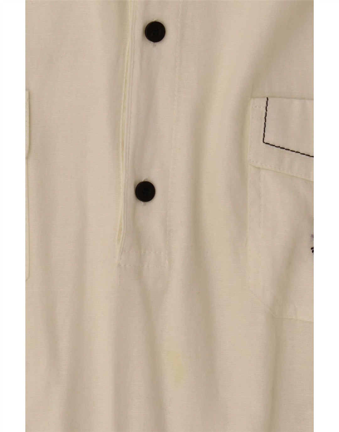 Pulôver masculino Navigare de manga curta 3XL algodão colorblock branco