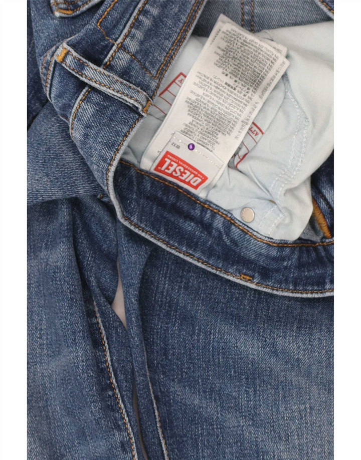 Jeans Slim Feminino Diesel W32 L30 Azul Algodão