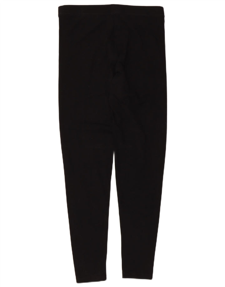 Leggings femininos Marks & Spencer UK 12 algodão preto médio