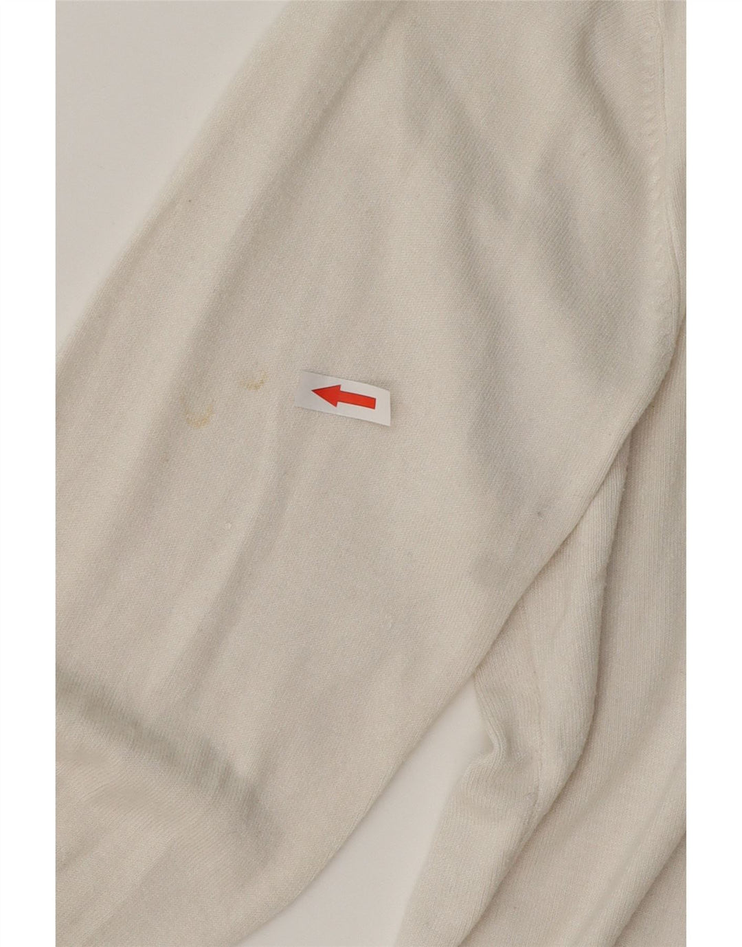 Suéter cardigã feminino Zara Reino Unido 16 grande rayon branco