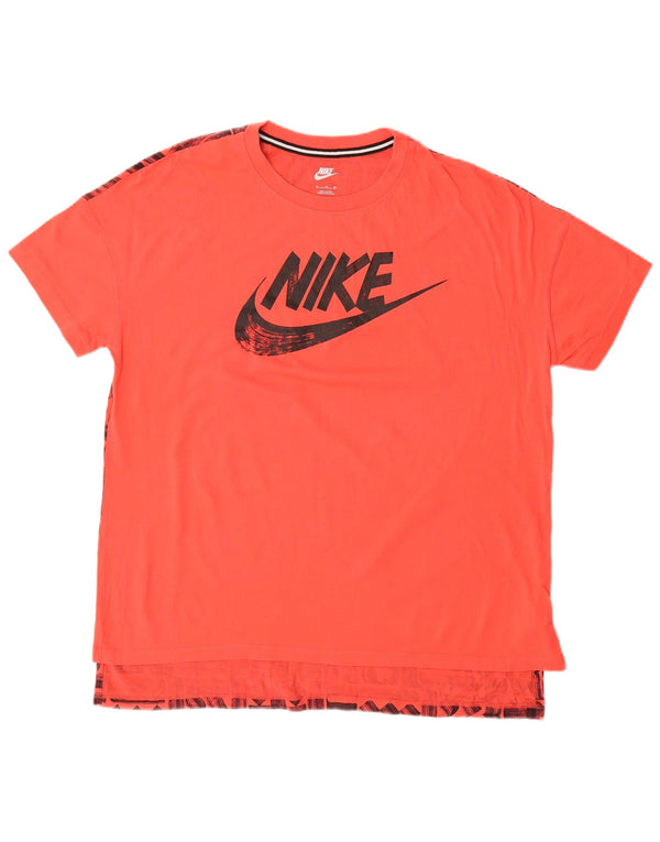 Camiseta gráfica masculina NIKE Top XL algodão vermelho