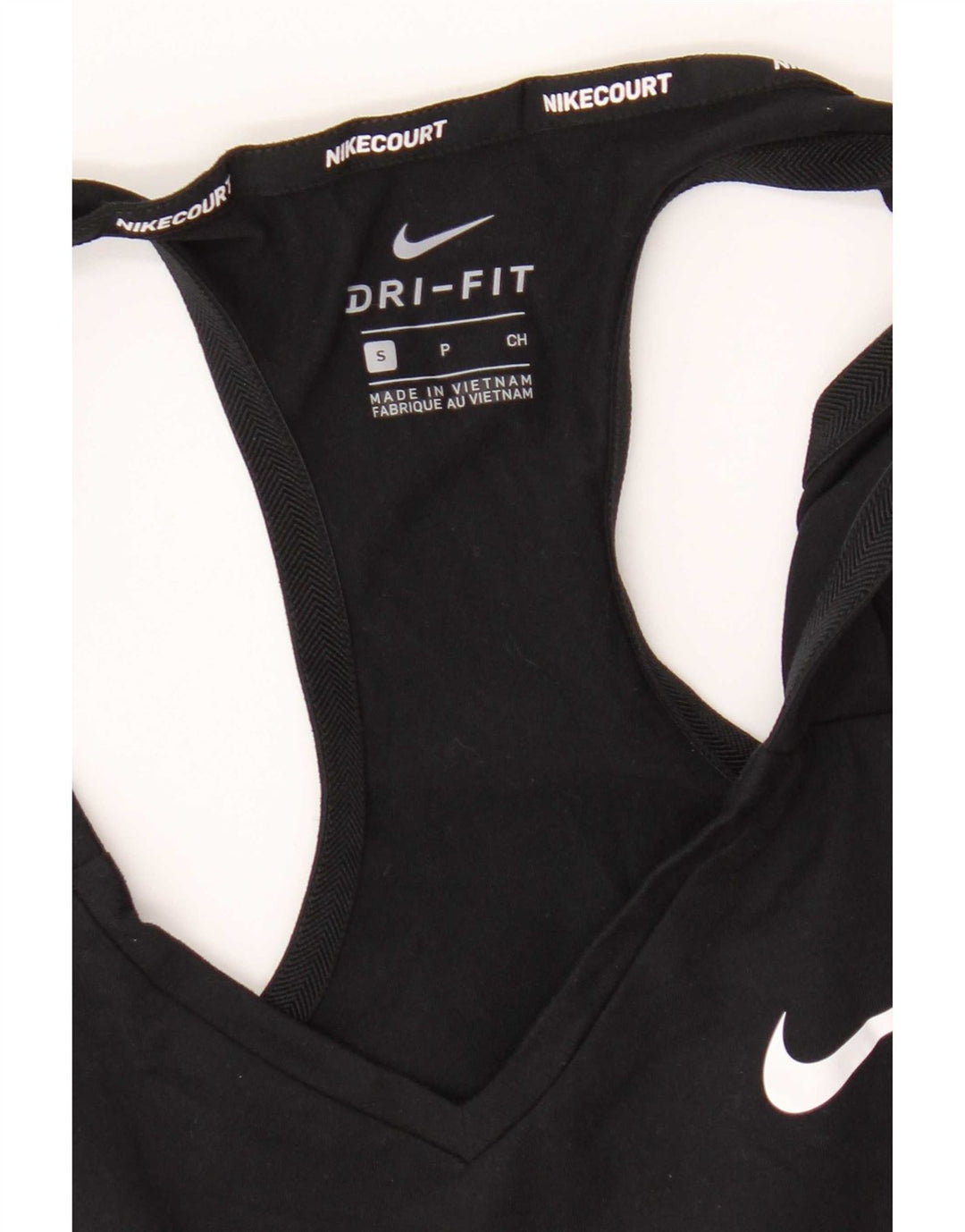 Colete Nike Feminino Dri Fit Top UK 8 Pequeno Preto