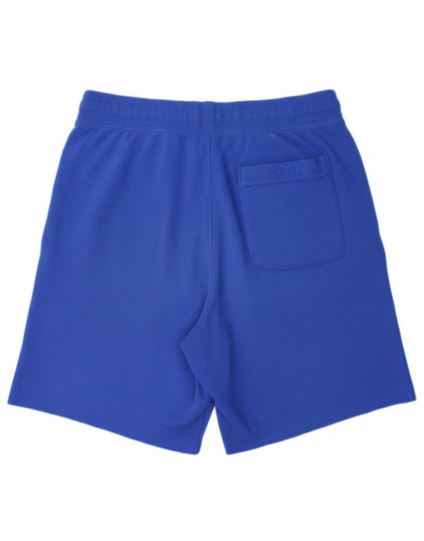 Shorts esportivos gráficos masculinos Nike médio azul algodão