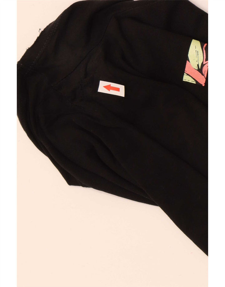 Puma Camiseta Feminina Graphic Top UK 16 Grande Preto
