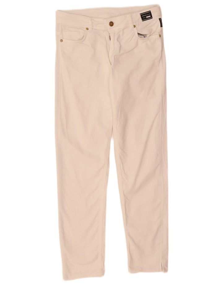 Jeans retos femininos VERSACE W28 L28 branco