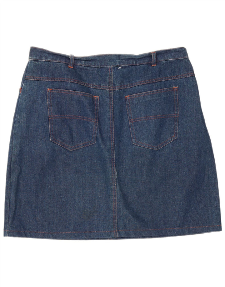 Saia jeans feminina CHAMPION IT 44 médio W32 azul