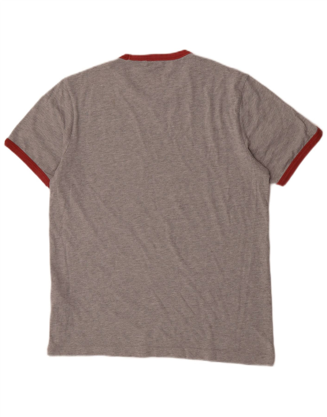 Camiseta masculina Penguin Top grande algodão cinza