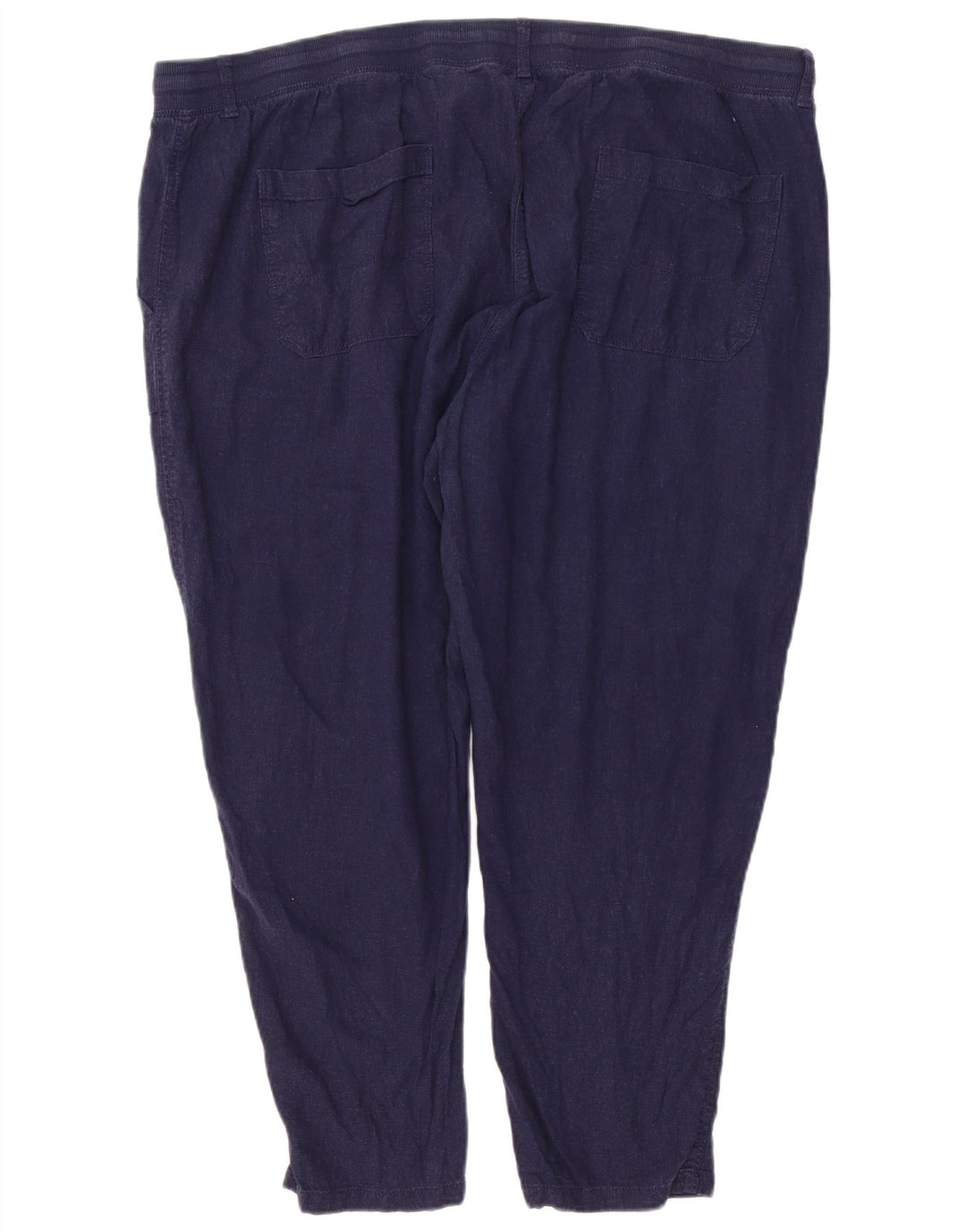 Calça Chino Feminina Marks & Spencer Slim W46 L26 Azul Marinho