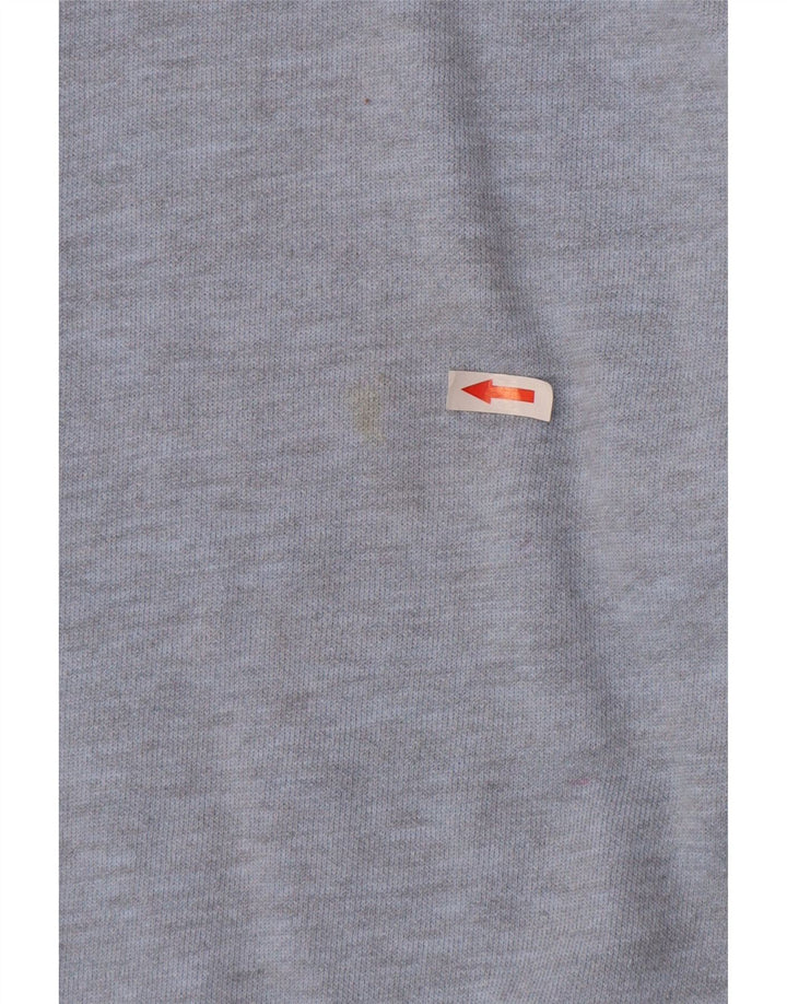 Suéter feminino americano vintage UK 16 grande azul clássico