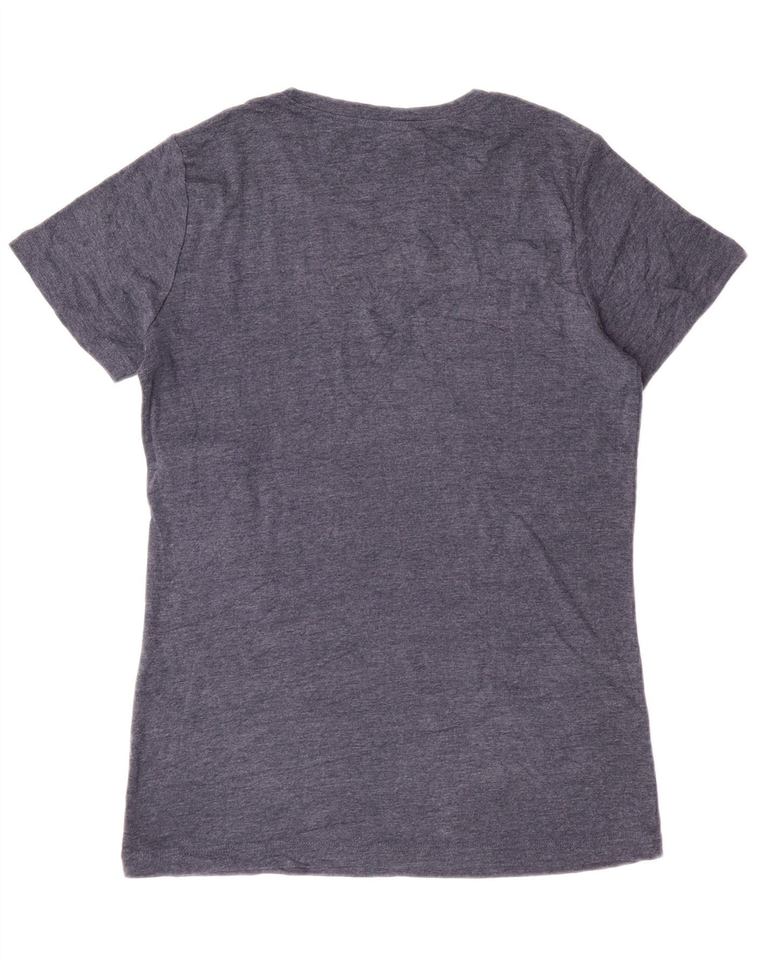 Camiseta feminina Eddie Bauer UK 14 grande algodão azul marinho