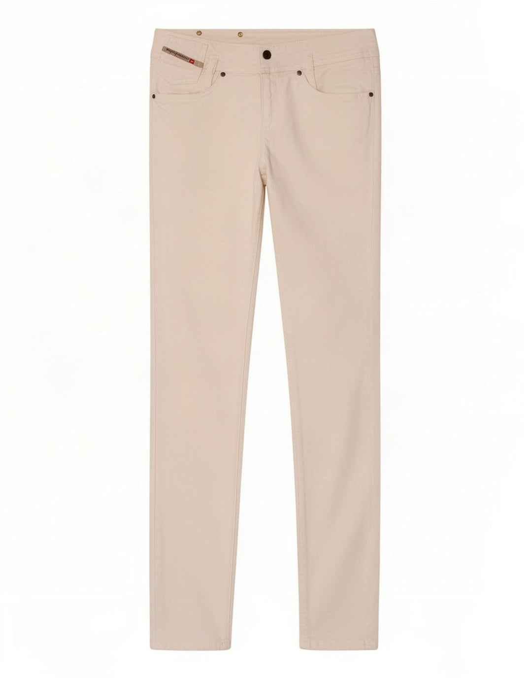 Jeans Slim Feminino Diesel W28 L33 Algodão Branco