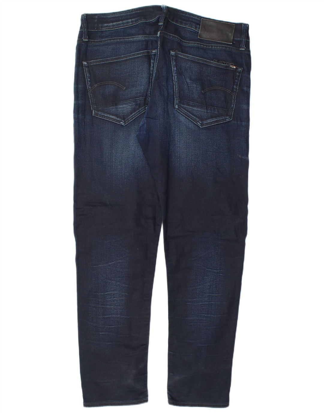 G-Star Mens Slim Jeans W32 L30 Azul Marinho Algodão