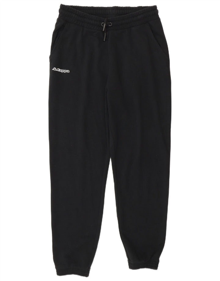 Calça de treino masculina Kappa Joggers grande algodão preto