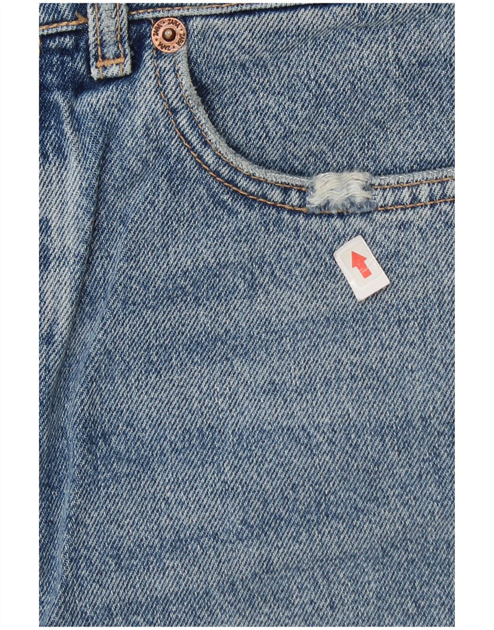 Shorts jeans feminino Zara EU 38 pequeno W28 azul
