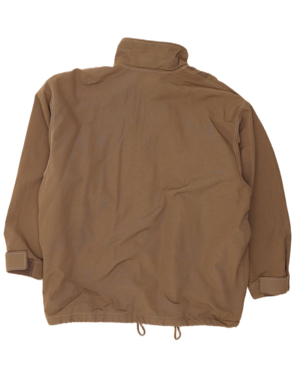 Jaqueta corta-vento masculina Nike Loose Fit UK 45/47 XL marrom nylon