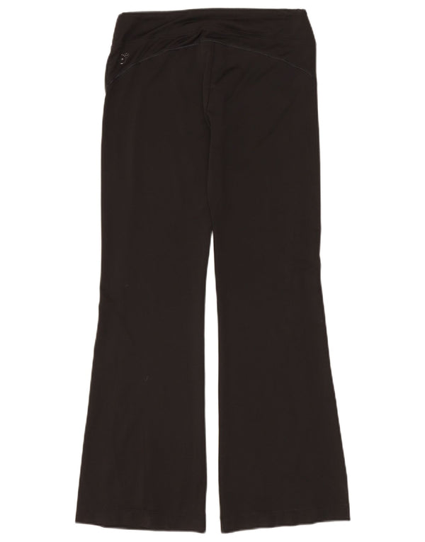 Calça de treino feminina Puma Flare UK 12 poliéster preto médio