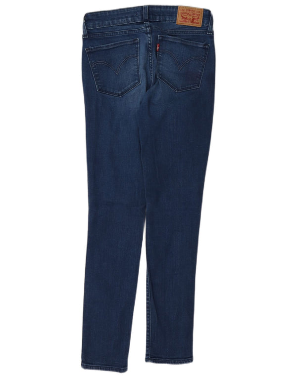 Calça jeans feminina Levi's 711 skinny W26 L28 azul algodão