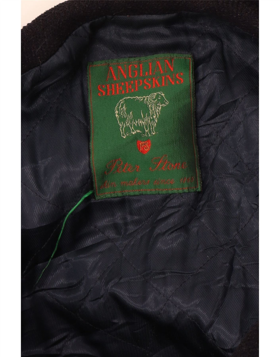 Casaco Duffle Masculino Vintage com Capuz Reino Unido 42 XL Lã Azul Marinho