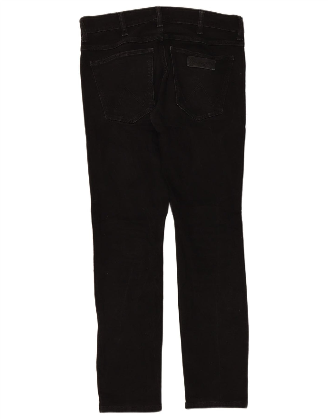 Wrangler Mens Larston Slim Jeans W31 L32 Algodão Preto
