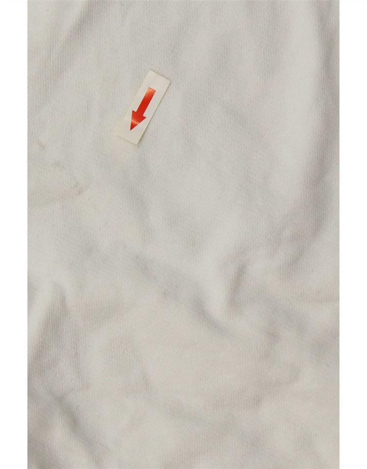 Suéter com capuz gráfico masculino Levi's pequeno algodão branco