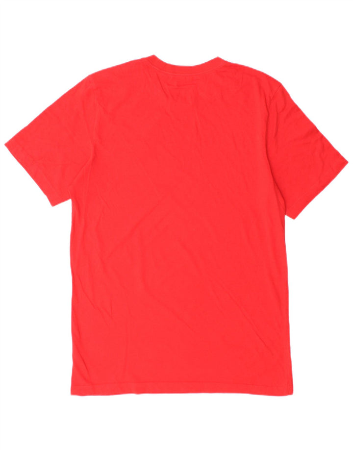 Camiseta masculina Nike Top pequeno algodão vermelho