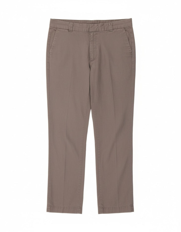 ZARA Womens Slim Chino Trousers Large W30 L27 Grey Cotton Vintage Zara and Second-Hand Zara from Messina Hembry 