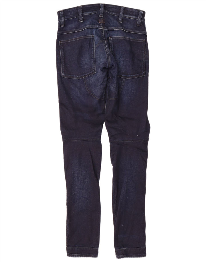 G-Star Masculino Super Slim Jeans W30 L34 Azul Marinho Algodão