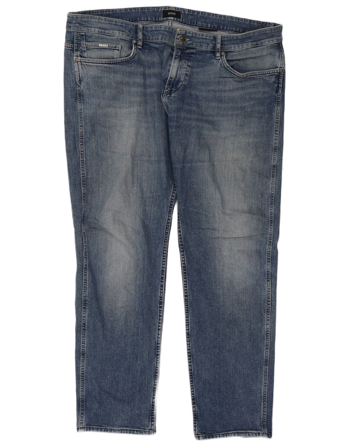 Hugo Boss Masculino Slim Jeans W40 L32 Azul Algodão