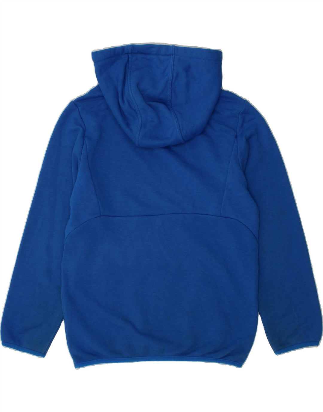 PUMA Boys Graphic Hoodie Jumper 7-8 Years Blue Cotton Vintage Puma and Second-Hand Puma from Messina Hembry 