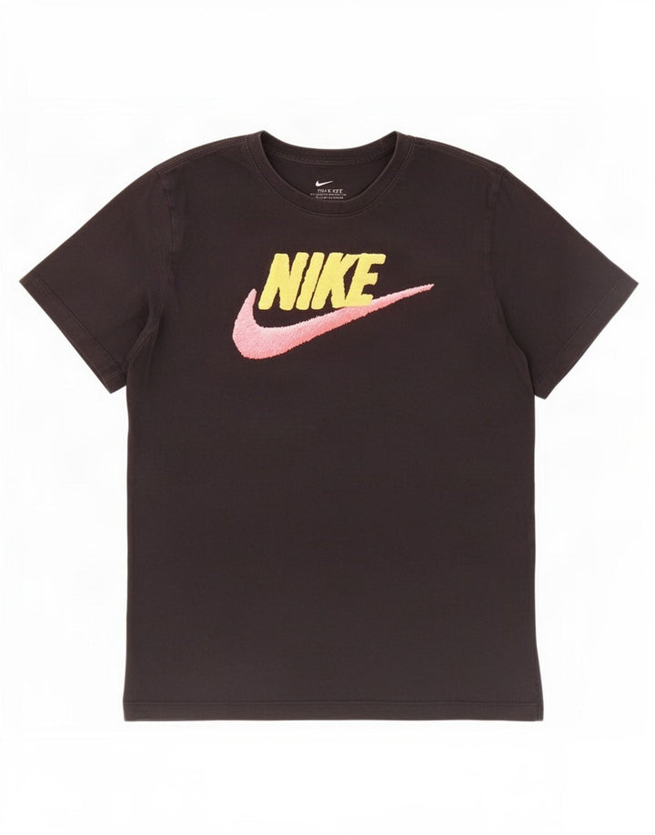 Camiseta Nike masculina gráfica Top médio algodão preto