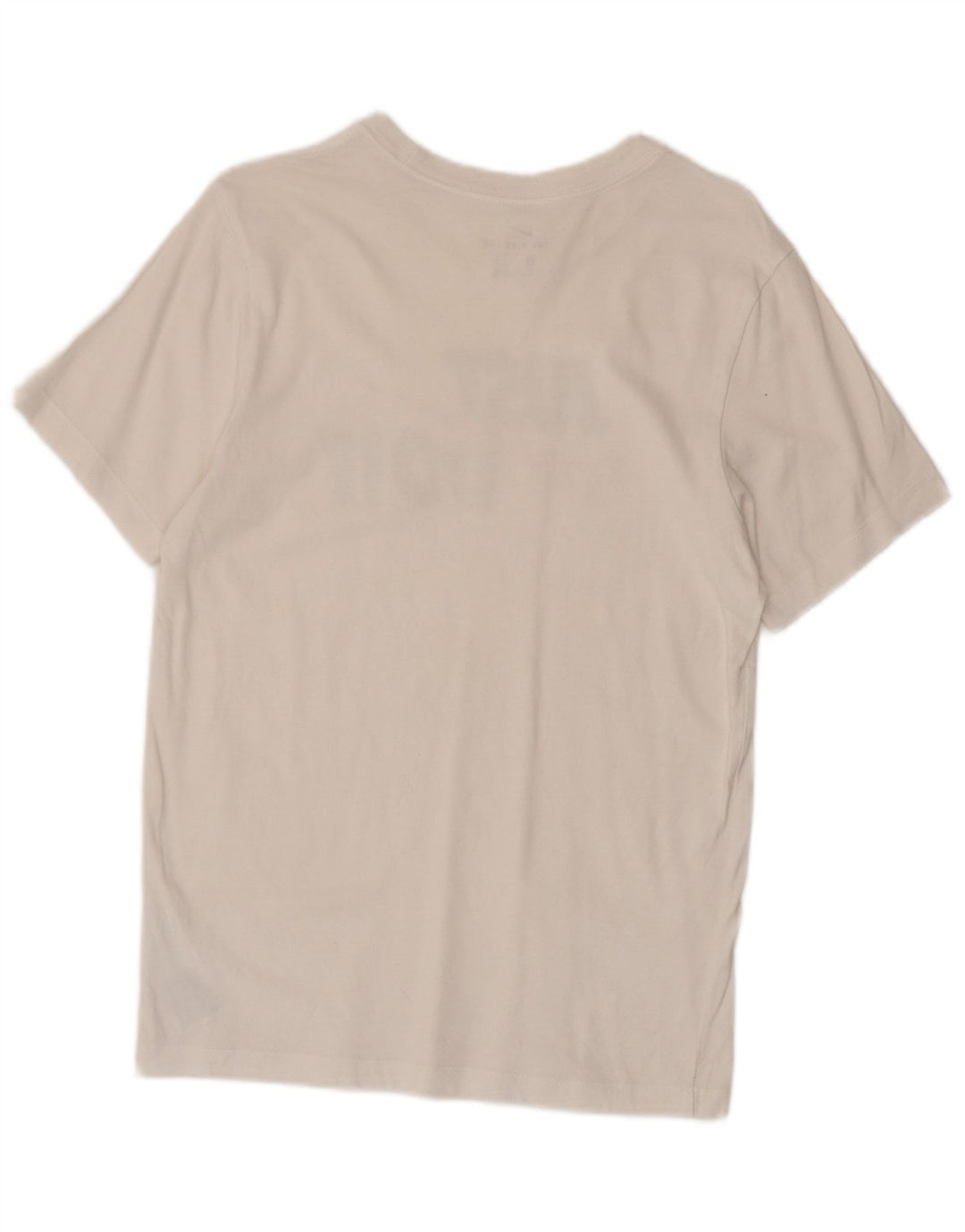Camiseta Nike masculina gráfica top pequeno algodão branco