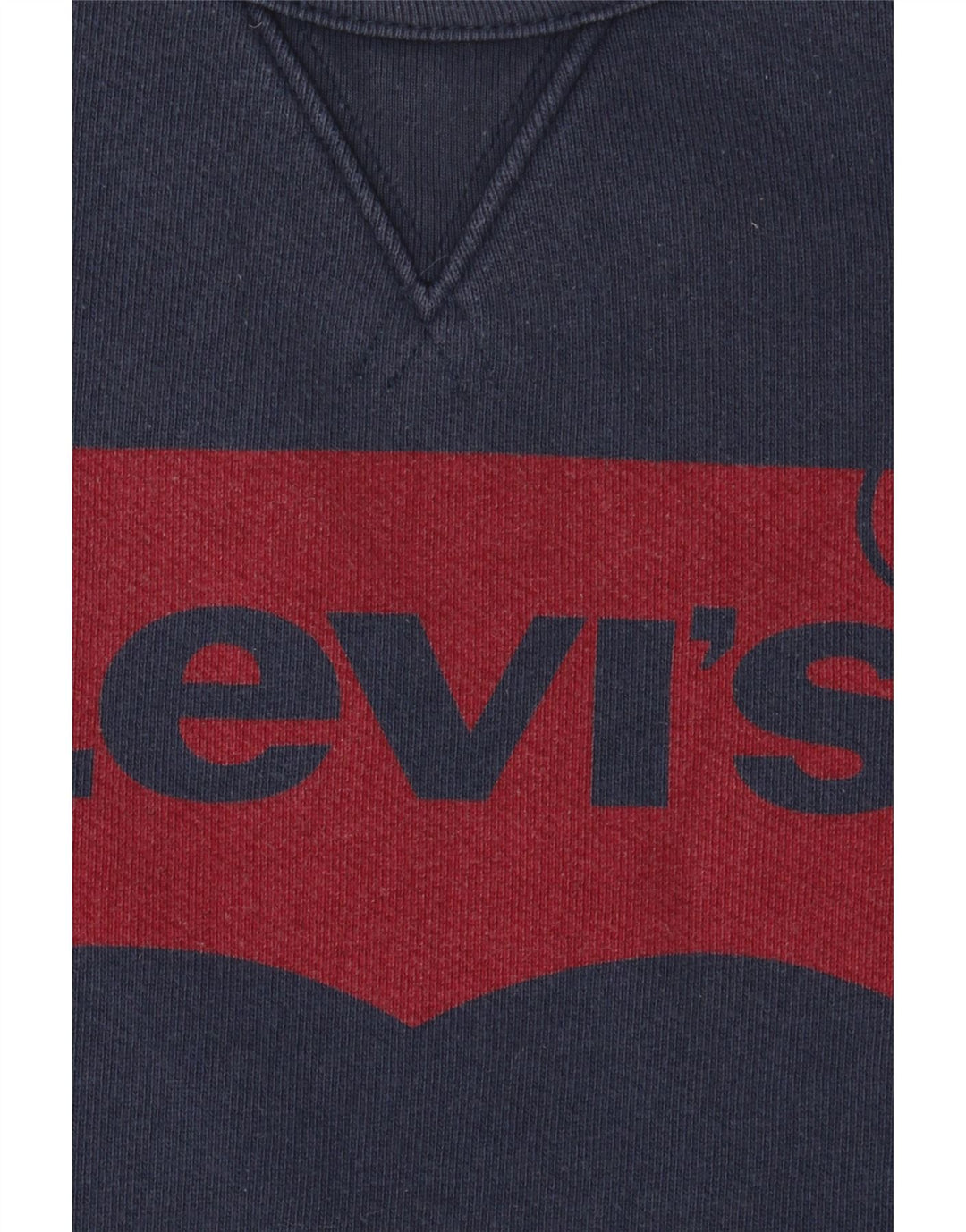 Moletom gráfico masculino LEVI'S Jumper XL azul marinho algodão