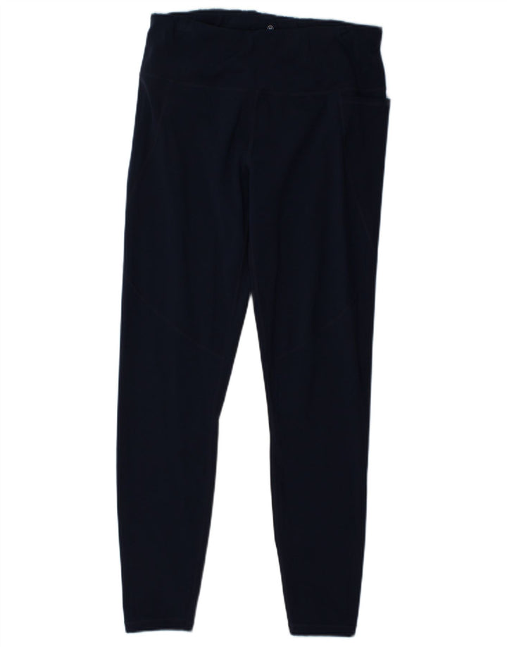Sweaty Betty Womens Leggings UK 14 Médio Azul Marinho Poliamida