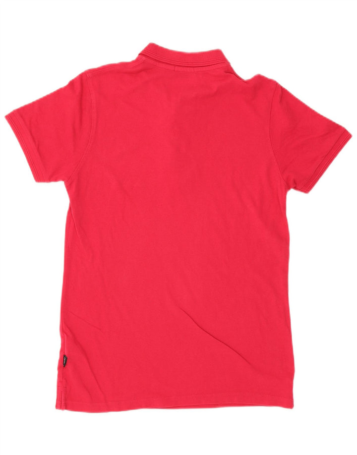 Liu Jo Camisa polo masculina regular fit pequena algodão rosa