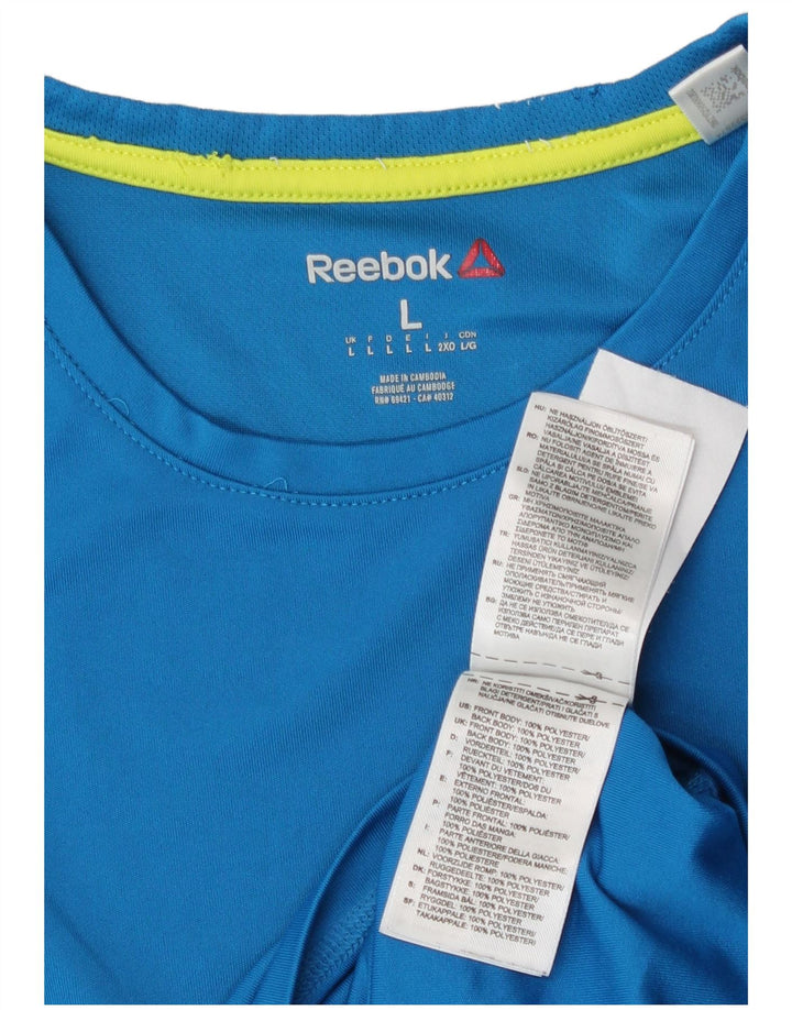 Reebok Colete Masculino Top Grande Poliéster Azul