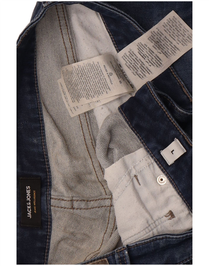 Shorts jeans masculino Jack & Jones grande W36 algodão azul