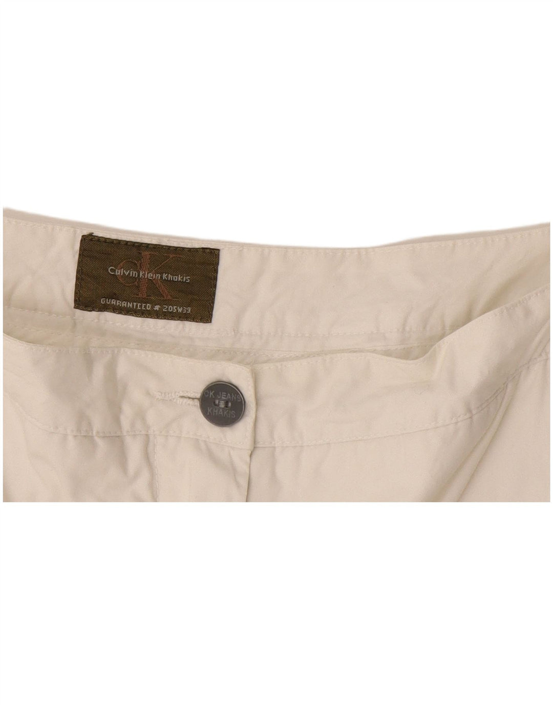 Shorts cargo masculino Calvin Klein W30 médio branco