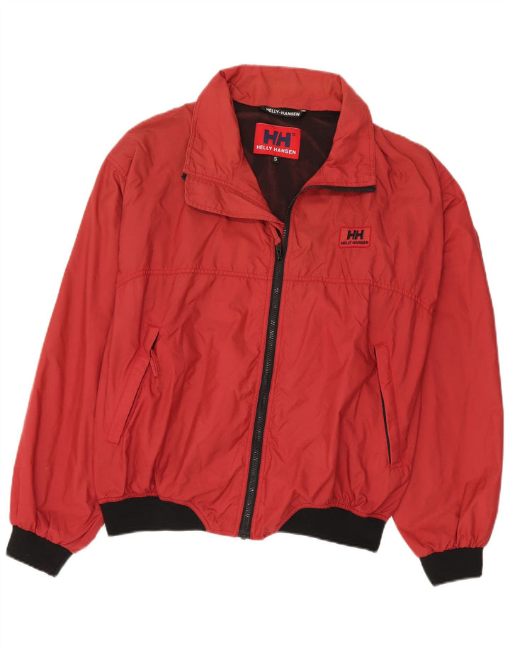 Jaqueta bomber Helly Hansen masculina de ajuste solto Reino Unido 36 pequena poliamida vermelha