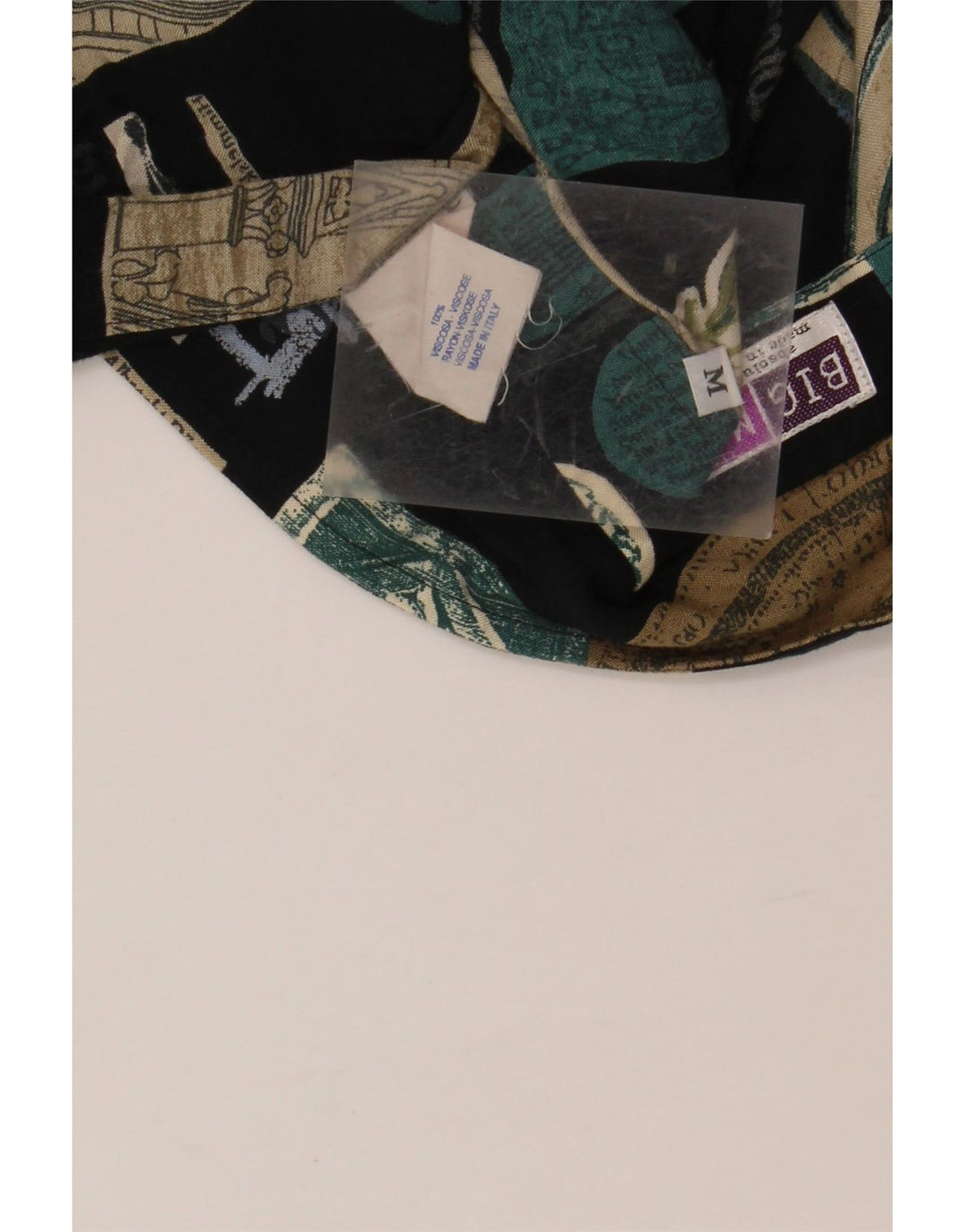 Camisa masculina de manga curta BIG MATCH média azul marinho patchwork viscose