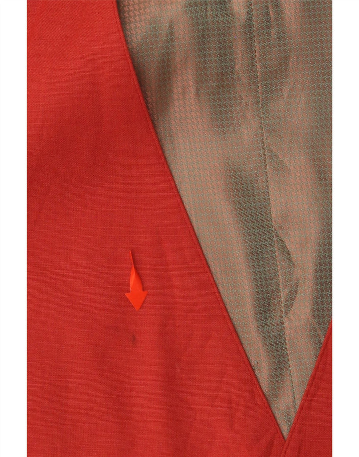 Colete masculino VINTAGE IT 50 Viscose colorblock vermelho médio