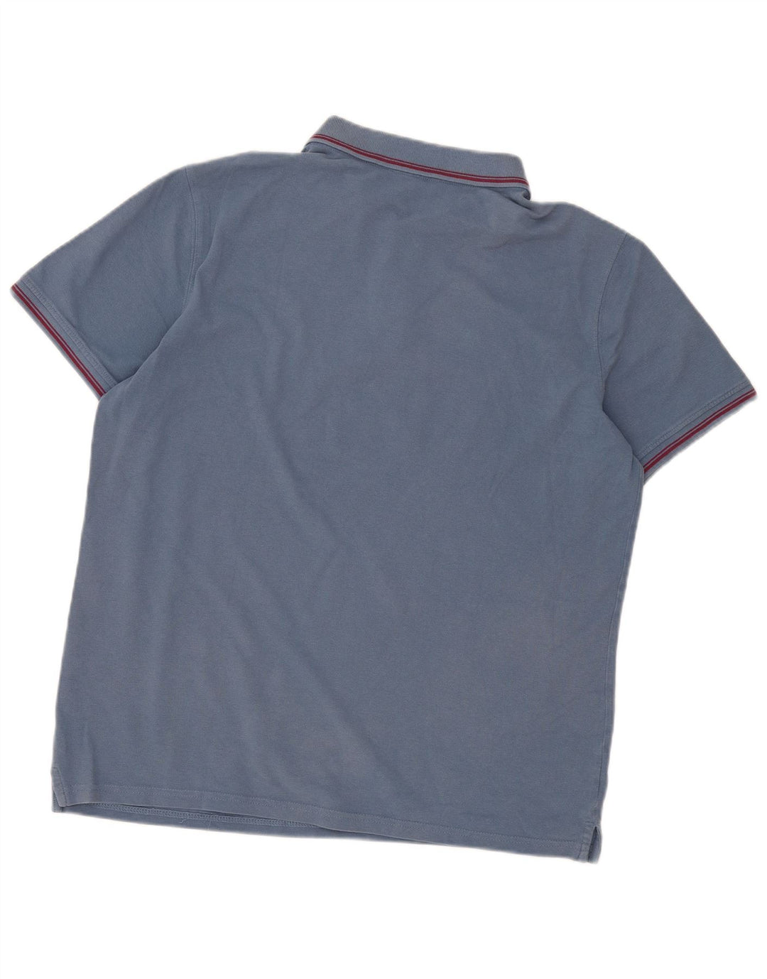 Camisa polo masculina Carrera 2XL algodão listrado azul