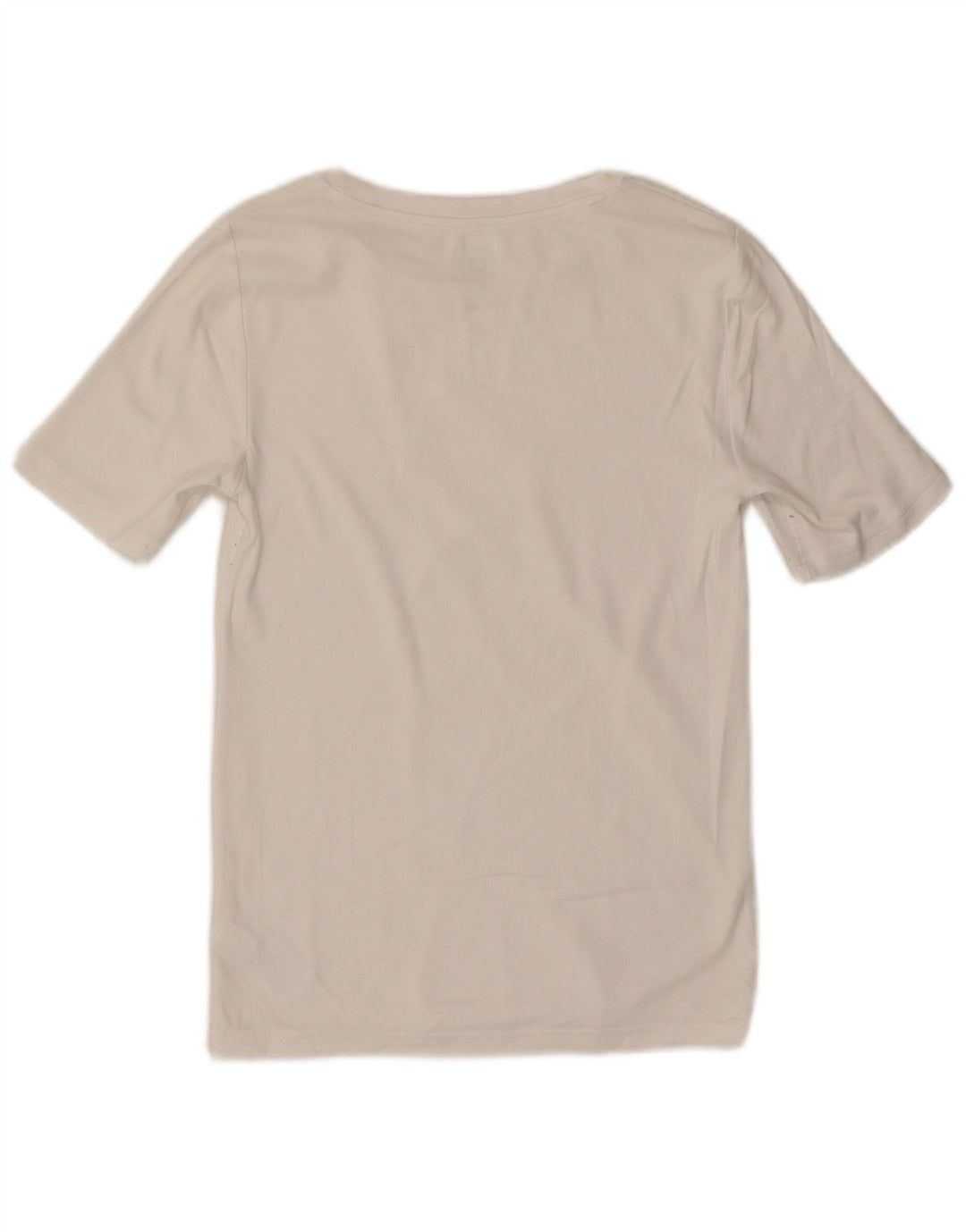 Camiseta feminina GAP de ajuste moderno UK 12 algodão branco médio