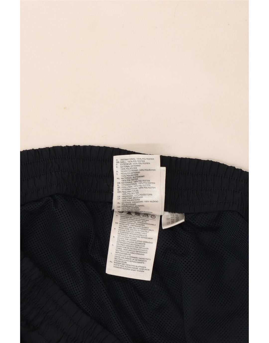 Calça de treino masculina Adidas 2XL poliéster azul marinho