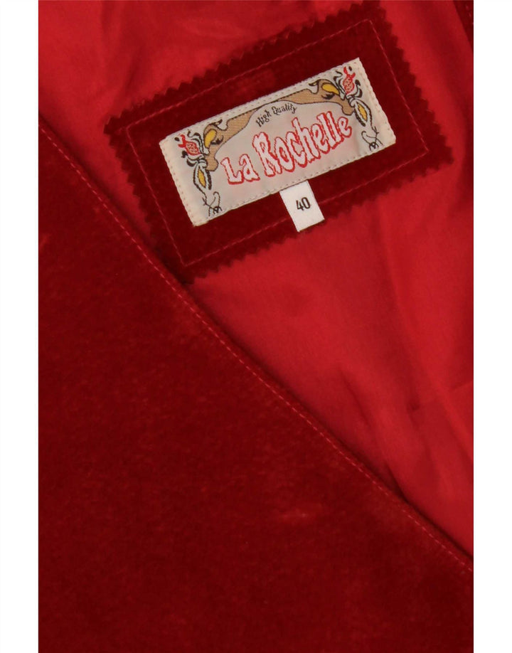 Colete feminino La Rochelle IT 40 médio vermelho