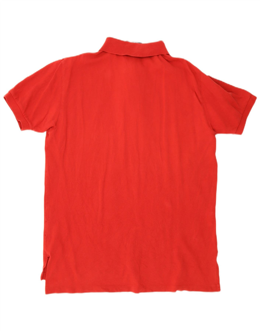 Camisa polo masculina Ralph Lauren grande algodão vermelho