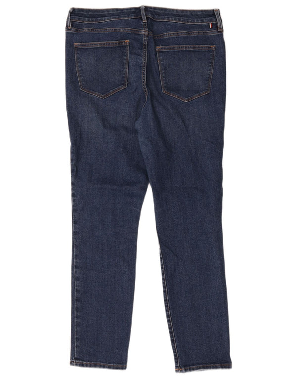 Jeans Tommy Hilfiger Raleigh High Rise Slim Feminino EUA 10 Grande W34 L28 Azul