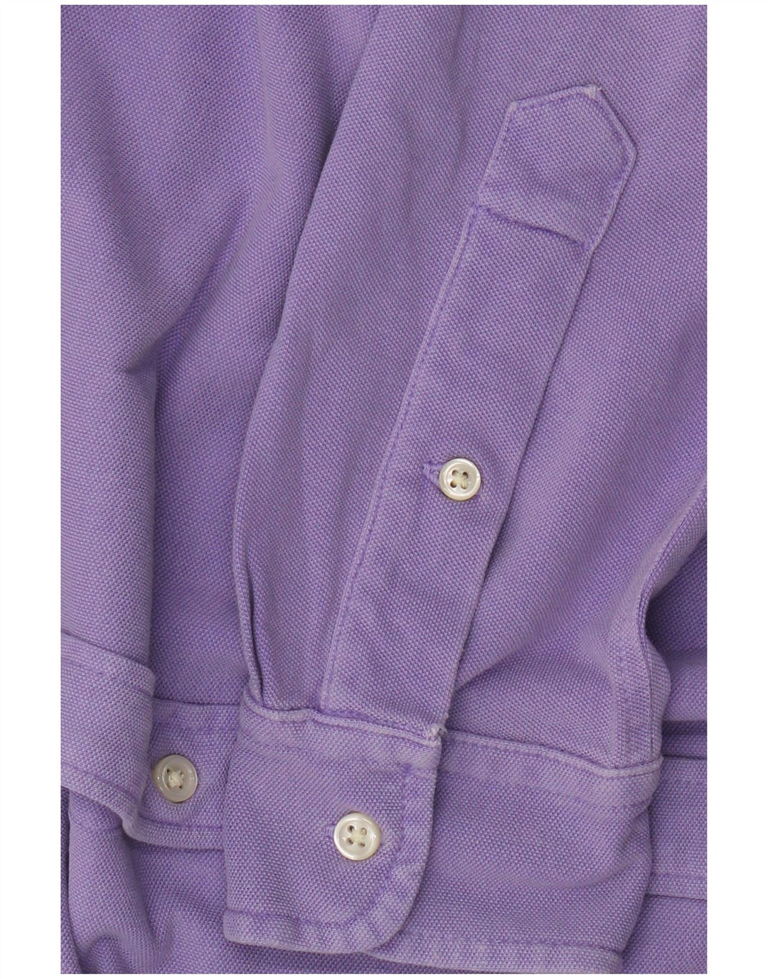 Ralph Lauren Camisa masculina pequena de algodão roxo