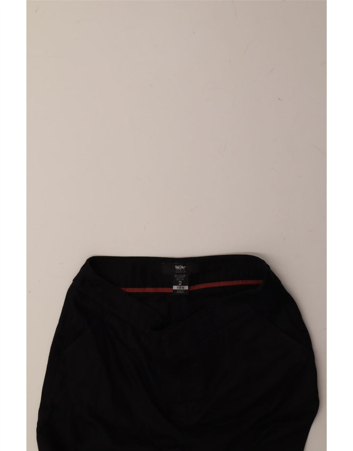 MOSSIMO Womens Slim Cropped Trousers US 2 XS W27 L26 Black Cotton Vintage Mossimo and Second-Hand Mossimo from Messina Hembry 