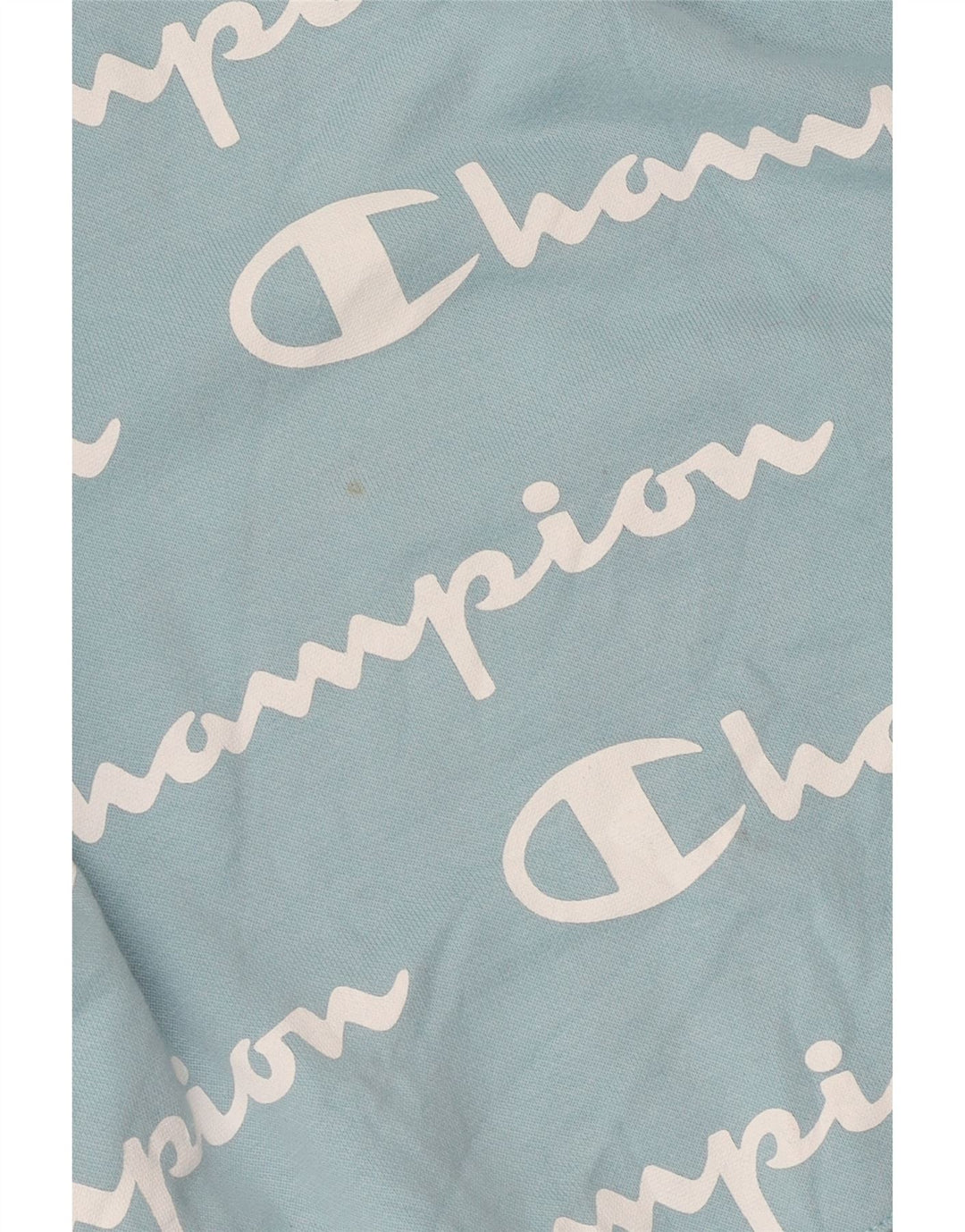 CHAMPION Suéter com capuz gráfico feminino UK 12 azul médio