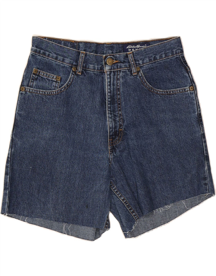 EDDIE BAUER Womens Denim Shorts US 8 Medium W27 Blue Cotton Vintage Eddie Bauer and Second-Hand Eddie Bauer from Messina Hembry 